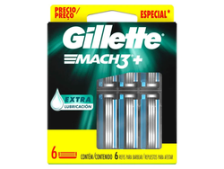 Repuesto Gillette Mach 3 Plus 6 Un
