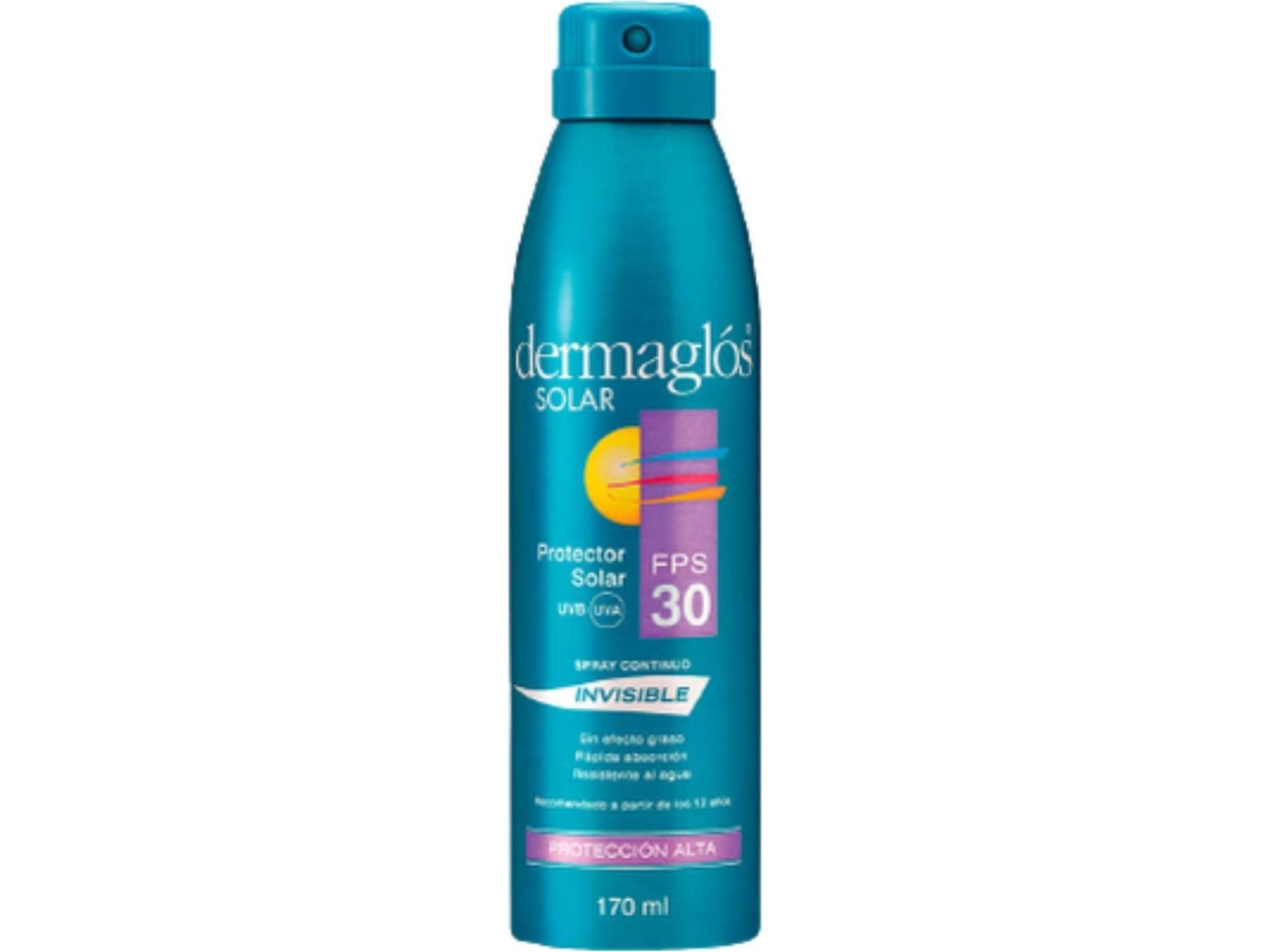 Protector Solar Dermaglós Fps 30 Spray Continuo 170 ml