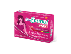Ibuevanol Max Rápida Acción 20 Cápsulas