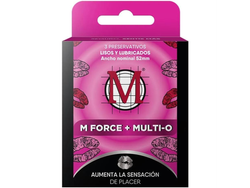 Preservativos M-Force+ Multi-O 3 Unidades