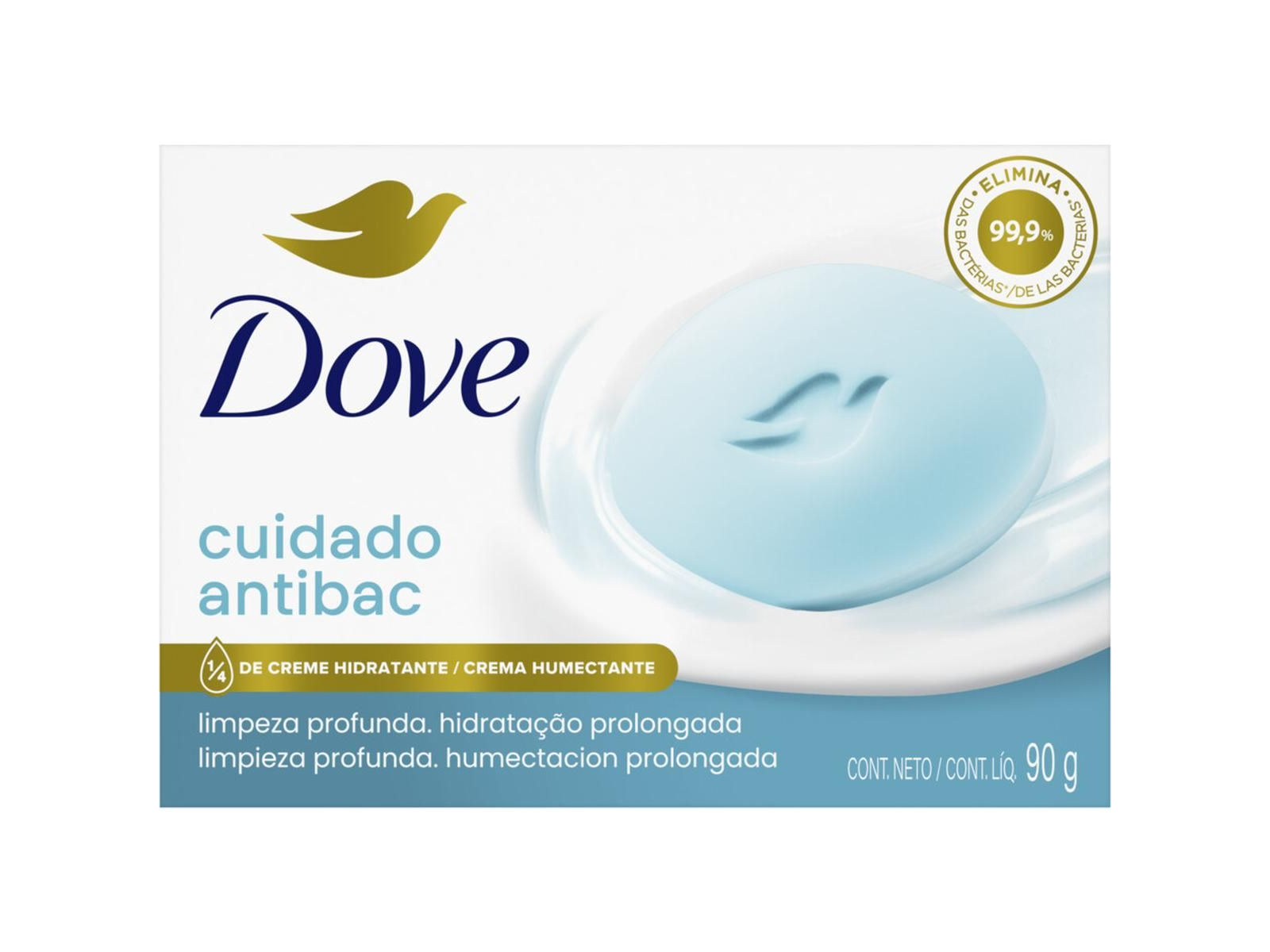 Jabón En Barra Dove Antibacterial 90 g