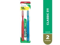 Cepillo Dental Gum Classic Suave 311 2 Un