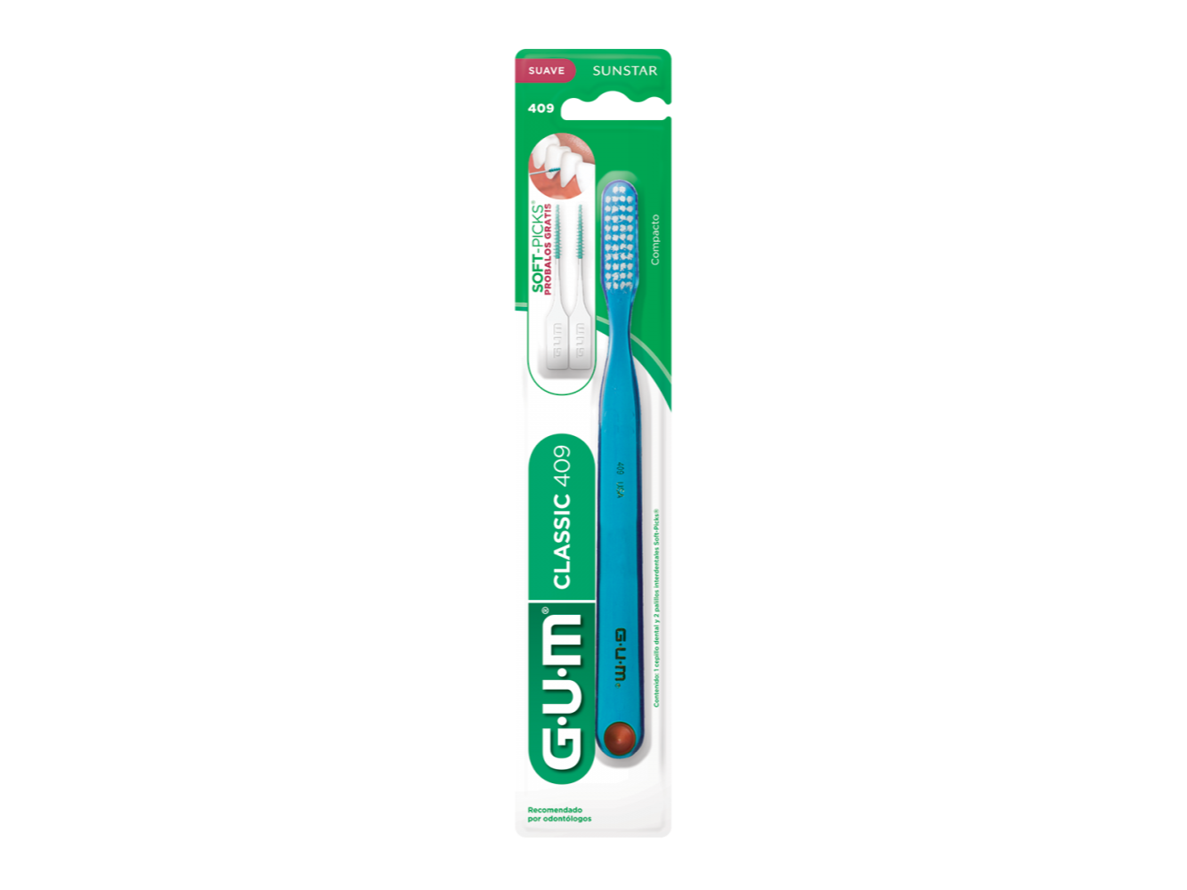 Cepillo Dental Gum Classic 409 Suave 1 Un