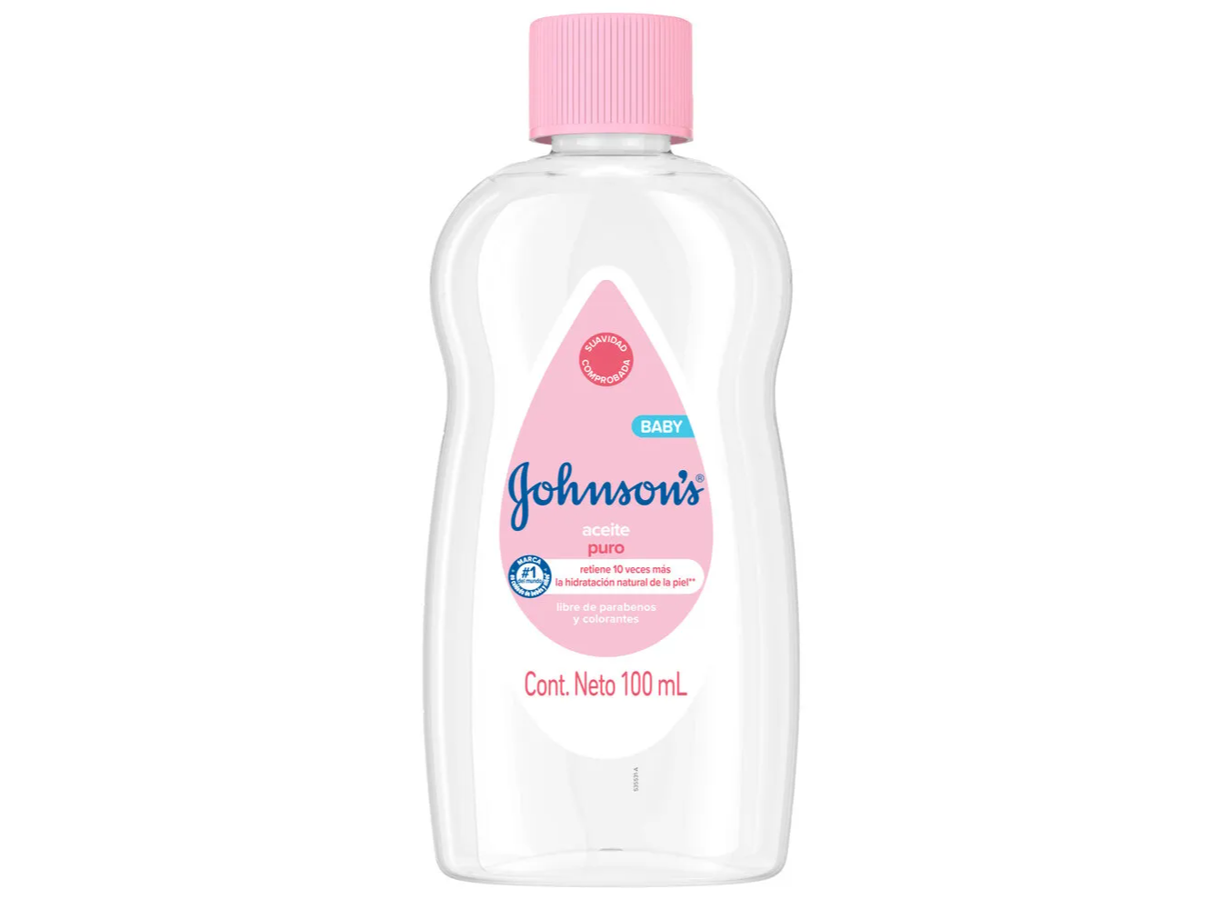 Aceite Para Bebé Johnson's Baby Puro 100 cm3