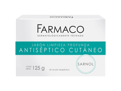 Jabón Farmaco Antiseptico Cutaneo 125 g