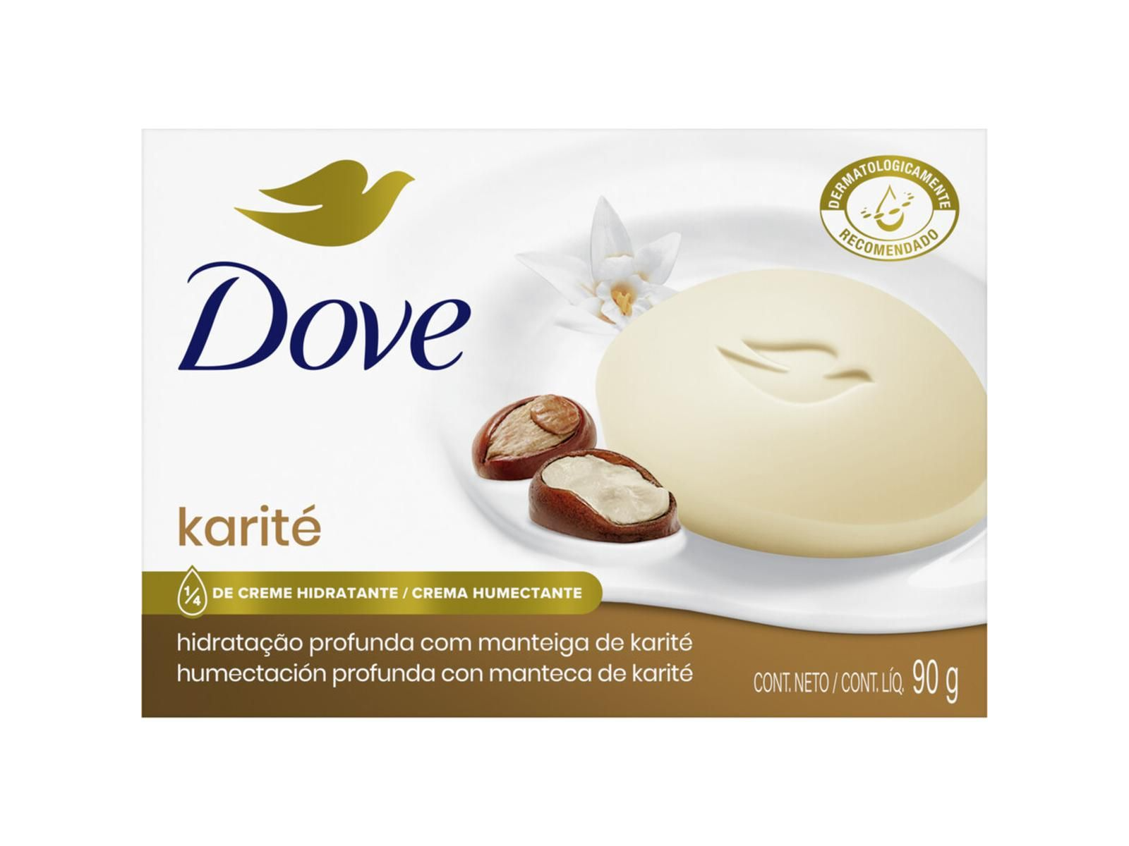 Jabón En Barra Dove Karité Y Vainilla 90 g
