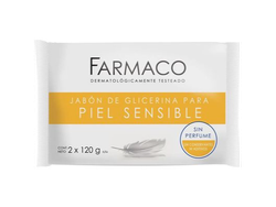 Fármaco Jabón De Glicerina Neutro X120G. 2Unidades