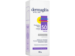Protector Solar Dermaglós Facial FPS50 Efecto Seco 50 g