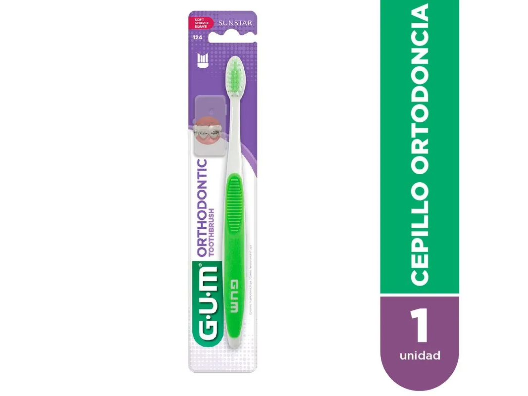 Cepillo Dental Gum Ortodoncia 124 1 Unidad