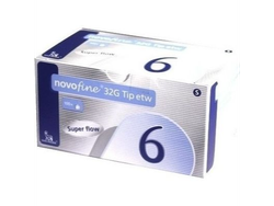 Novofine Agujas 32G X 6 Mm Para Pen Caja 100 Unidades