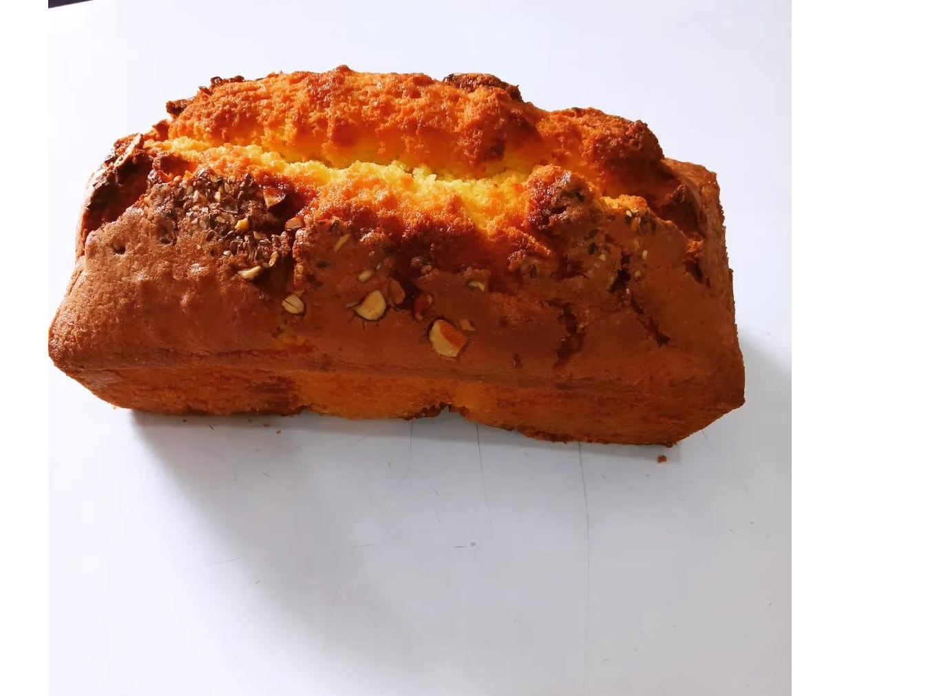 Budín de naranja y almendras sin tacc