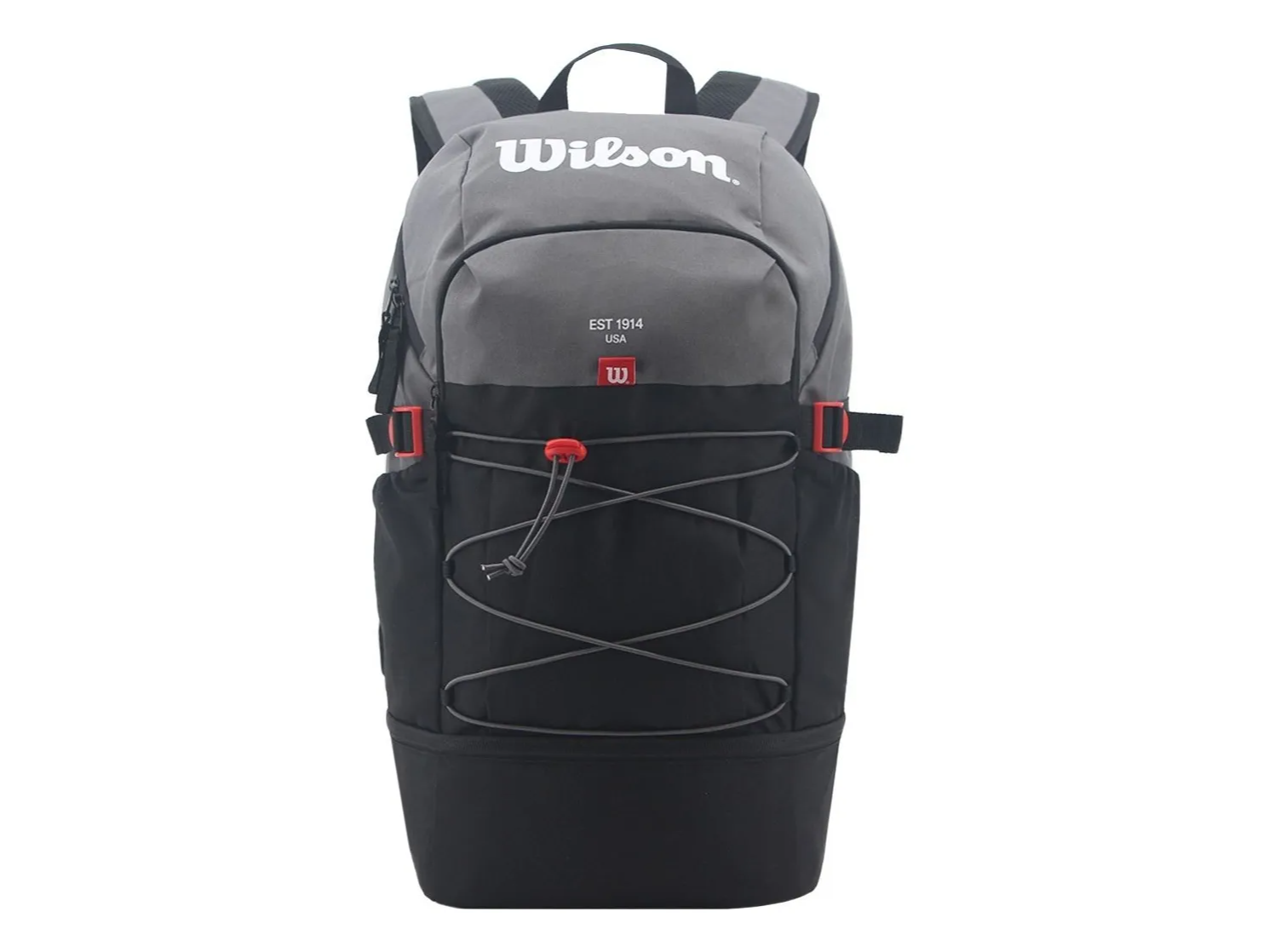 Mochila Wilson Gris y negra.