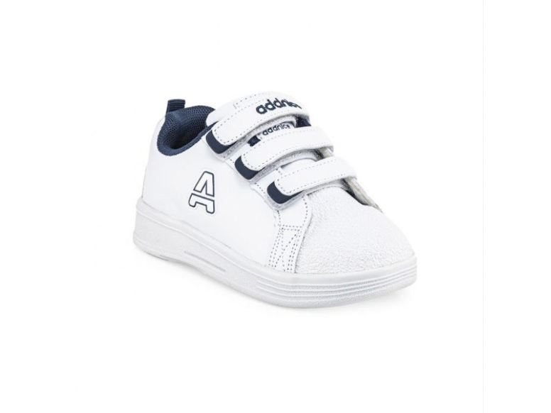 Addnice Zapatilla Montreal. Blanca con detalles azules. Viene solo de chiquitos.