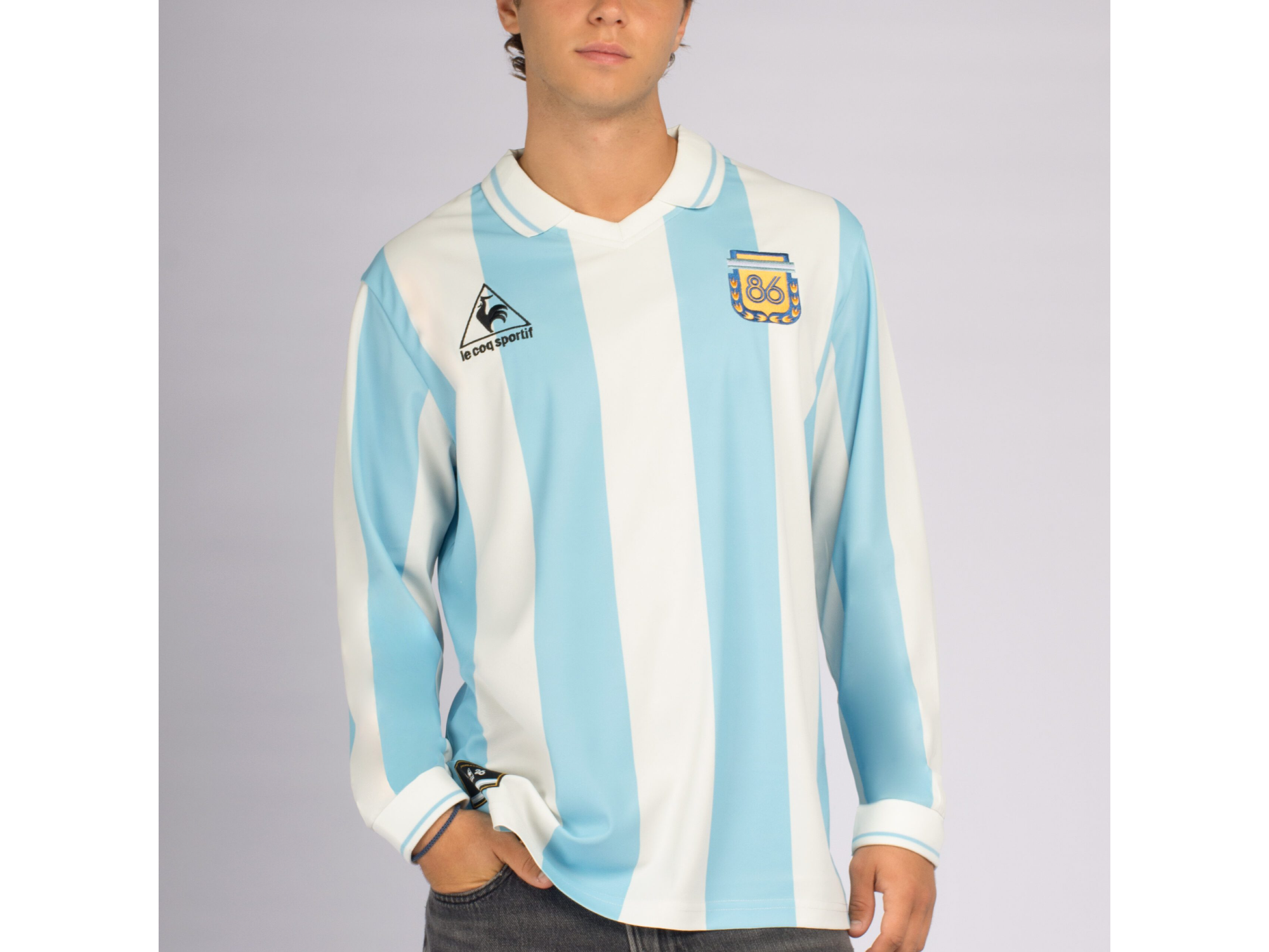 CAMISETA TITULAR MANGA LARGA COLECCIÓN 86