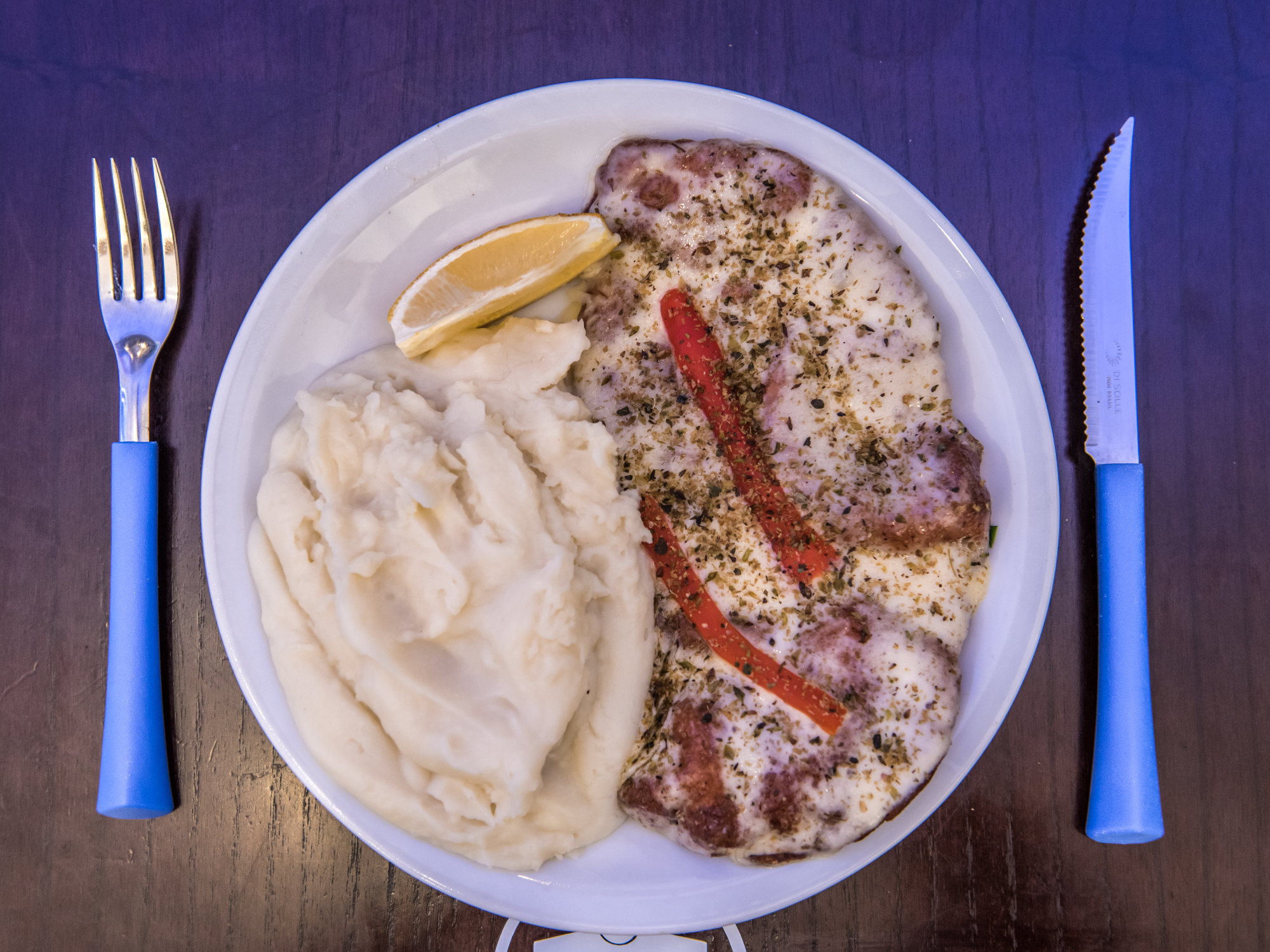 Milanesa a la suiza de ternera o pollo