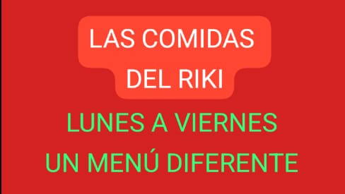 COMIDAS DEL RIKI