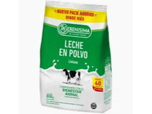 LECHE EN POLVO DESCREMADA X 200GR LA SERENISIMA