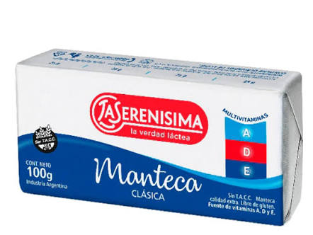 MANTECA LA SERENISIMA X 100gr