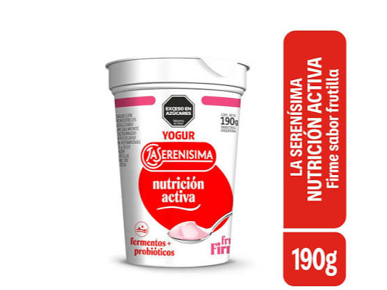 YOGURT FRUTILLA LA SERENISIMA 190gr