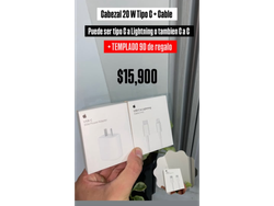 Combo Cargador 2OW + templado 9d de Regalo
