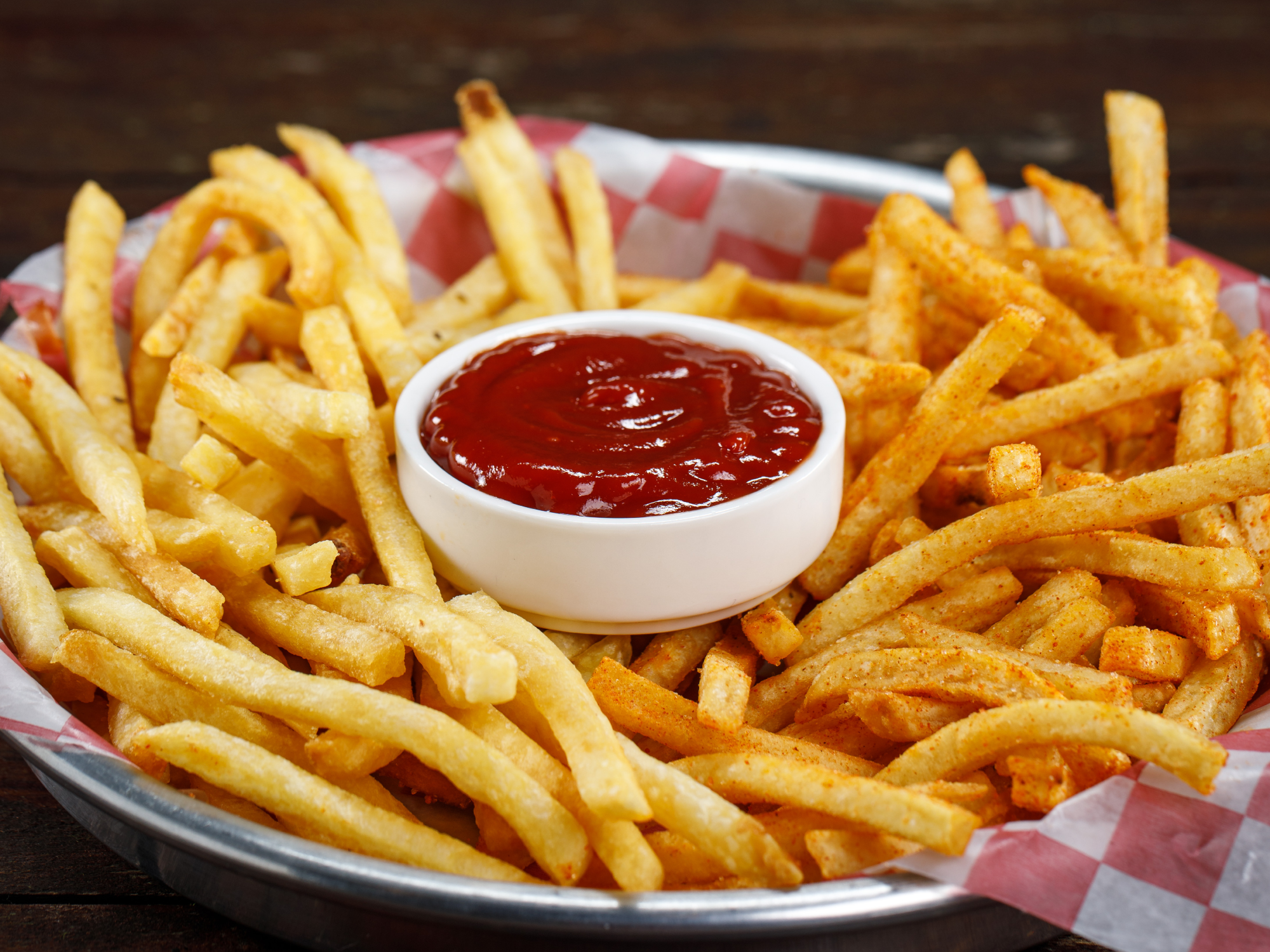 PAPAS FRITAS CON SAZONADOR
