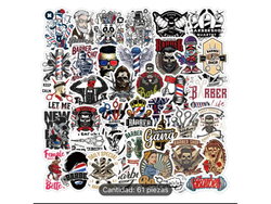 KIT DE 61 STICKERS DE BARBERÍA