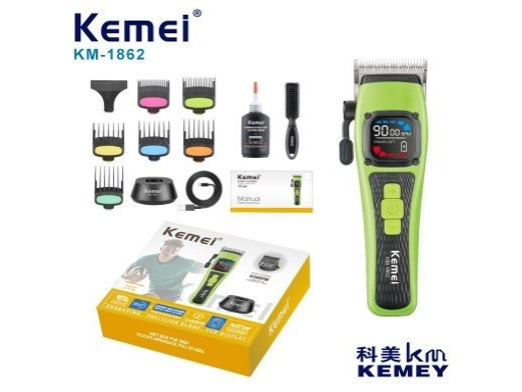 MAQUINA CLIPPER KEMEI BARBER KM-1862 9000PRM