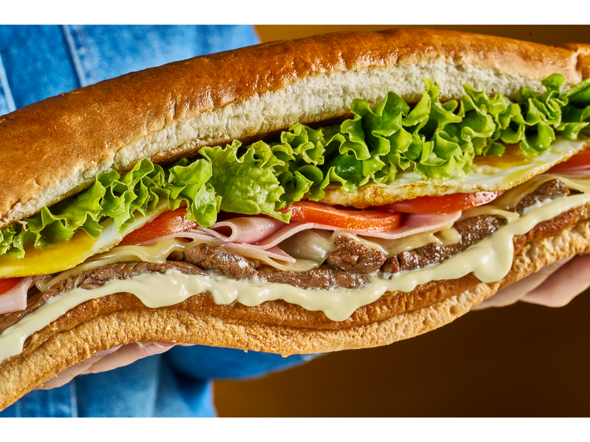 Super lomo completo + papas fritas