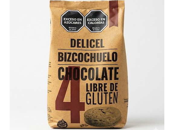 Bizcochuelo Chocolate sin gluten Delicel 500 gr