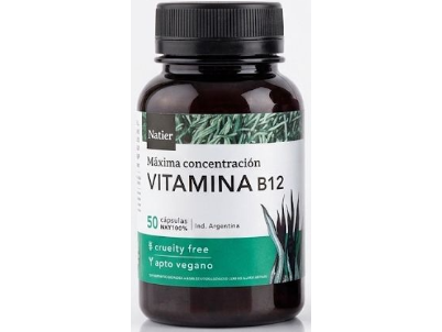 Vitamina B12 Natier 50 caps