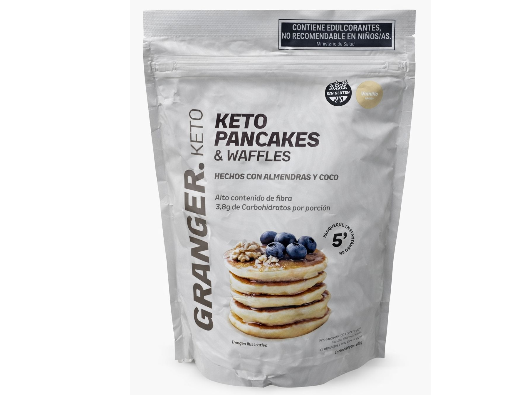 Premezcla keto para pancakes & waffles sin gluten