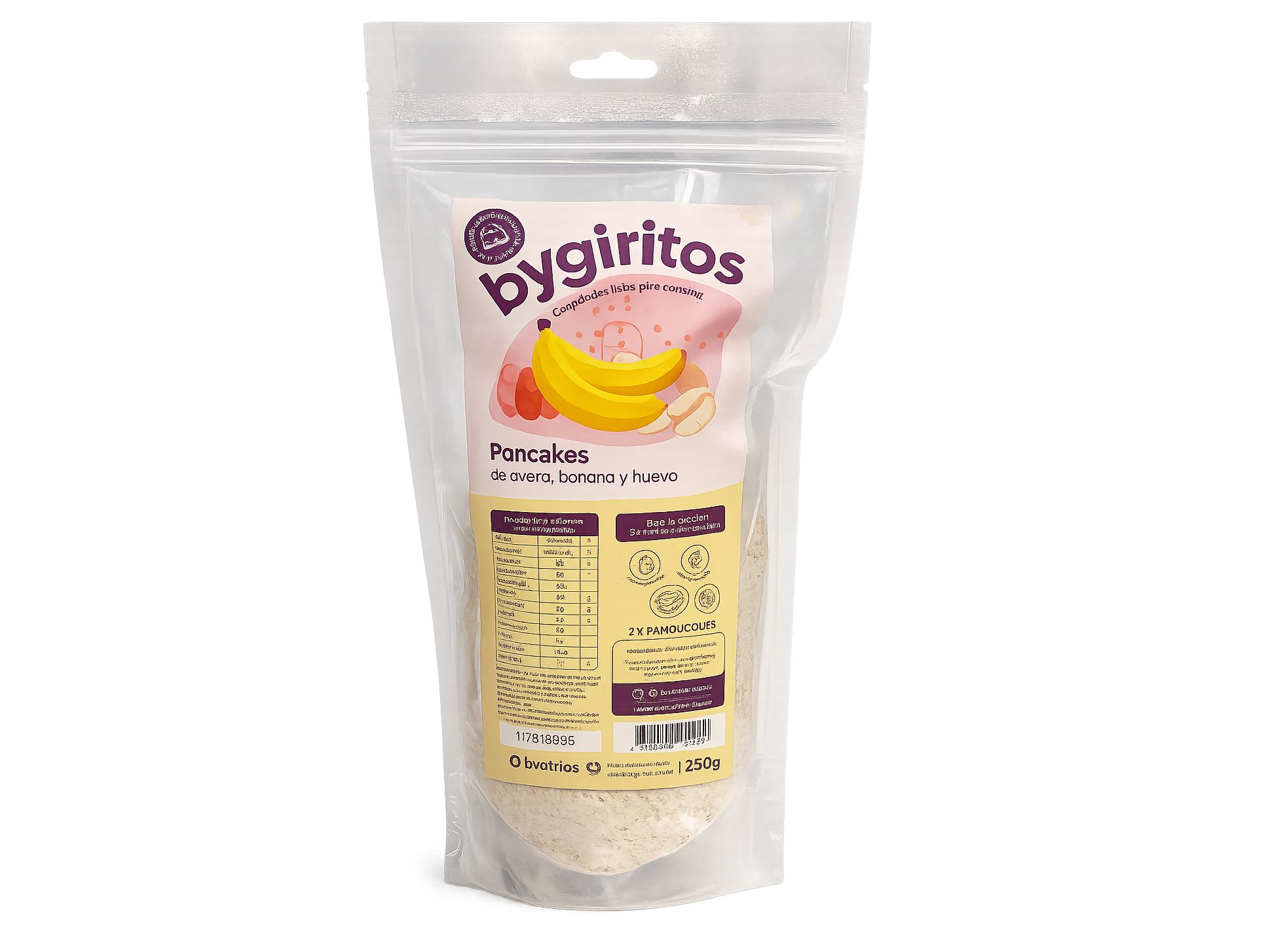 Pancakes de banana by giritos 16 u