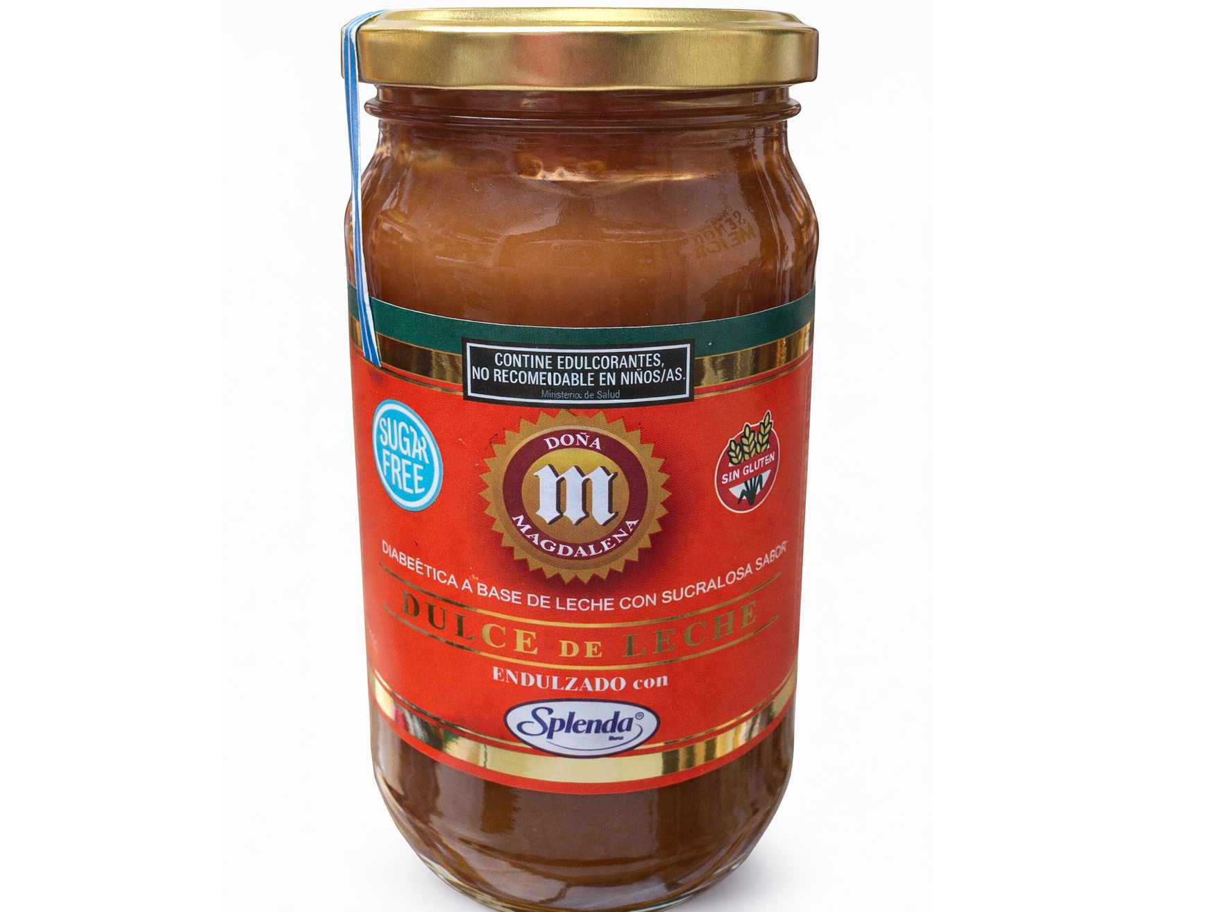 Dulce de leche endulzado con Splenda dona magdalena sin gluten 400 gr