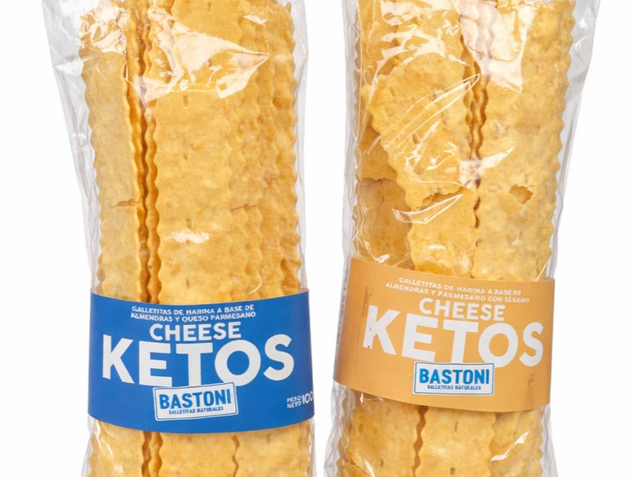 Bastoni de harina de almendras keto cada paquete trae 100 gr