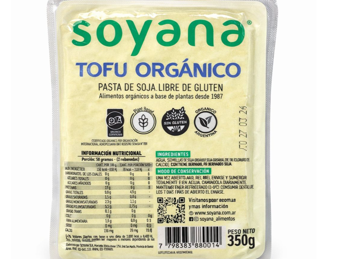 Tofu organico Soyana  350 gr