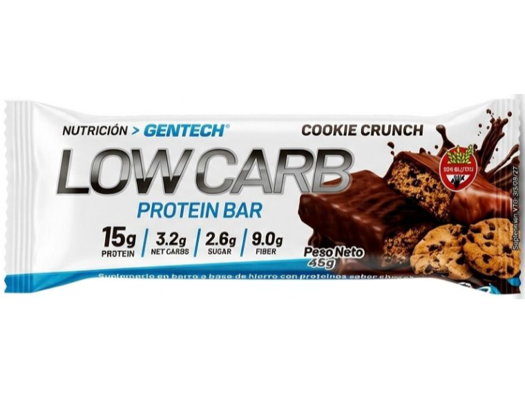 Barra con Proteina sabor Cookie Gentech  45 gr