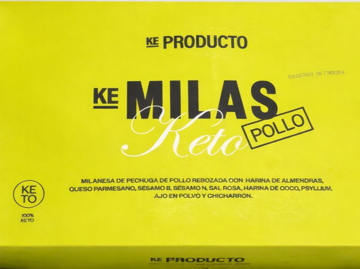 Milanesa de pollo keto 1 kg Keproducto