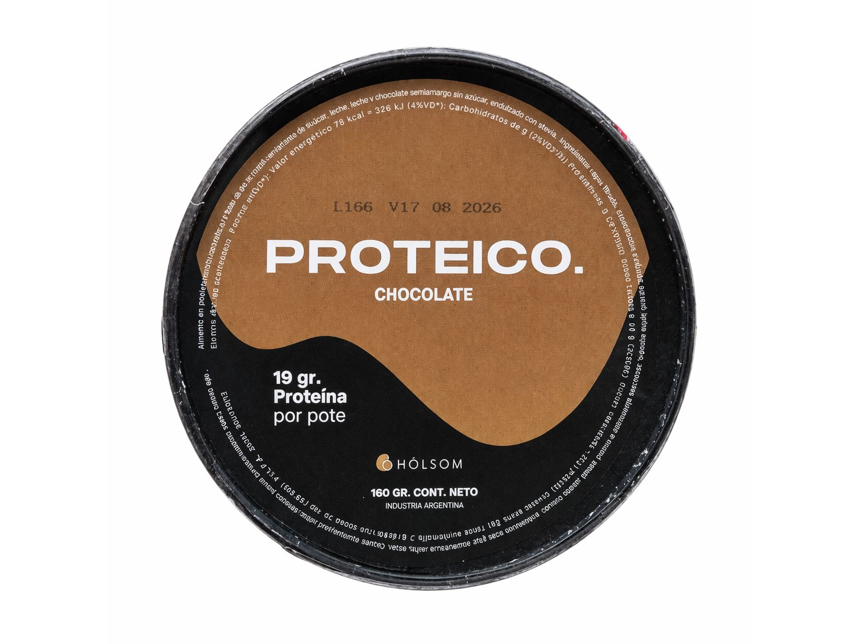 Helado Proteico sabor chocolate Holsom  100 gr