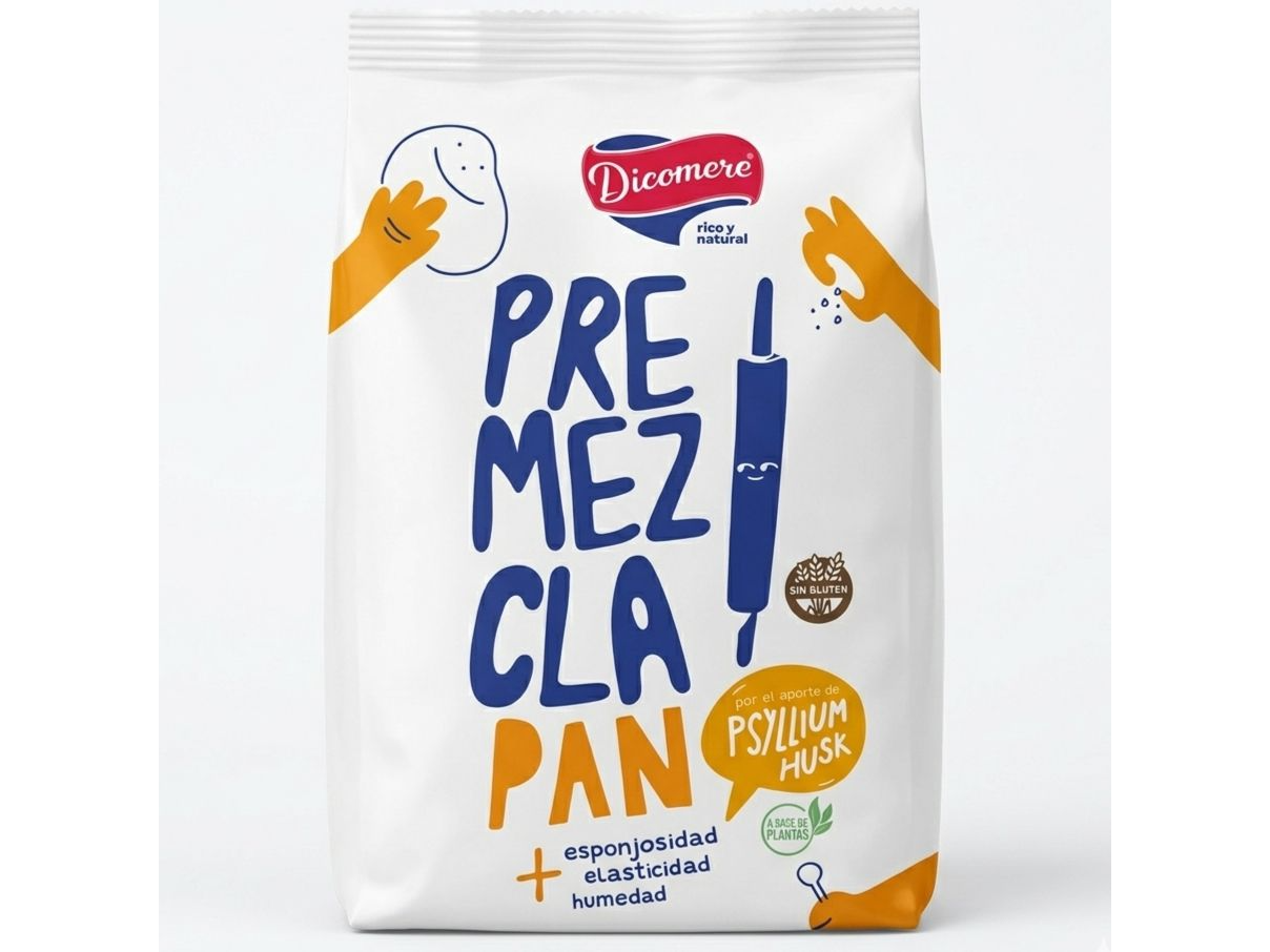 Premezcla para Pan con Psyllium sin gluten 450 gr