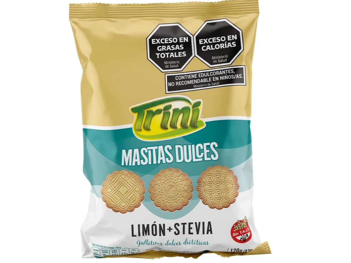 Galletitas masitas Limon con stevia 120 gr