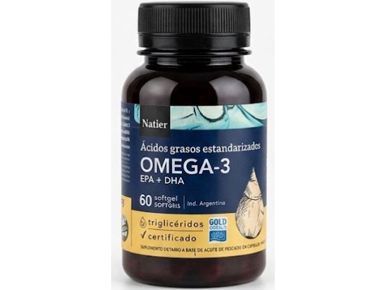 Omega 3  Natier certificado 60 caps