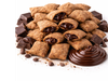 Almohaditas rellenas de chocolate negro 250 gr