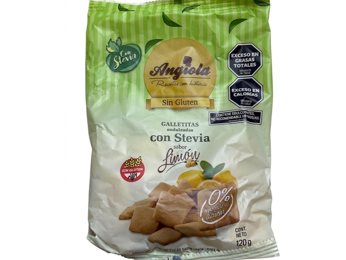 Galletitas con stevia sabor Limon angiola  120 gr