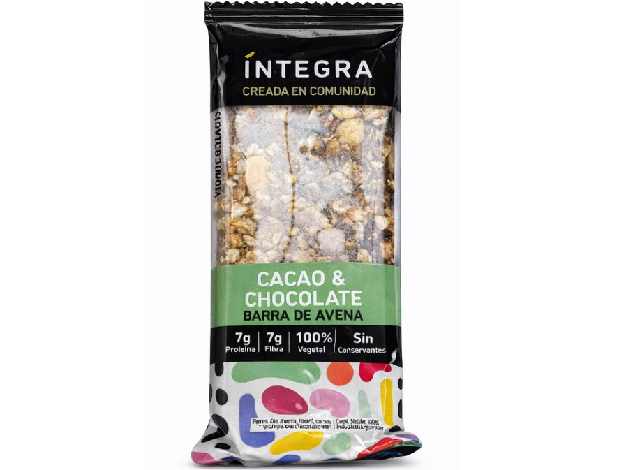 Barra con proteina de Cacao y Chocolate  Integra 40 gr