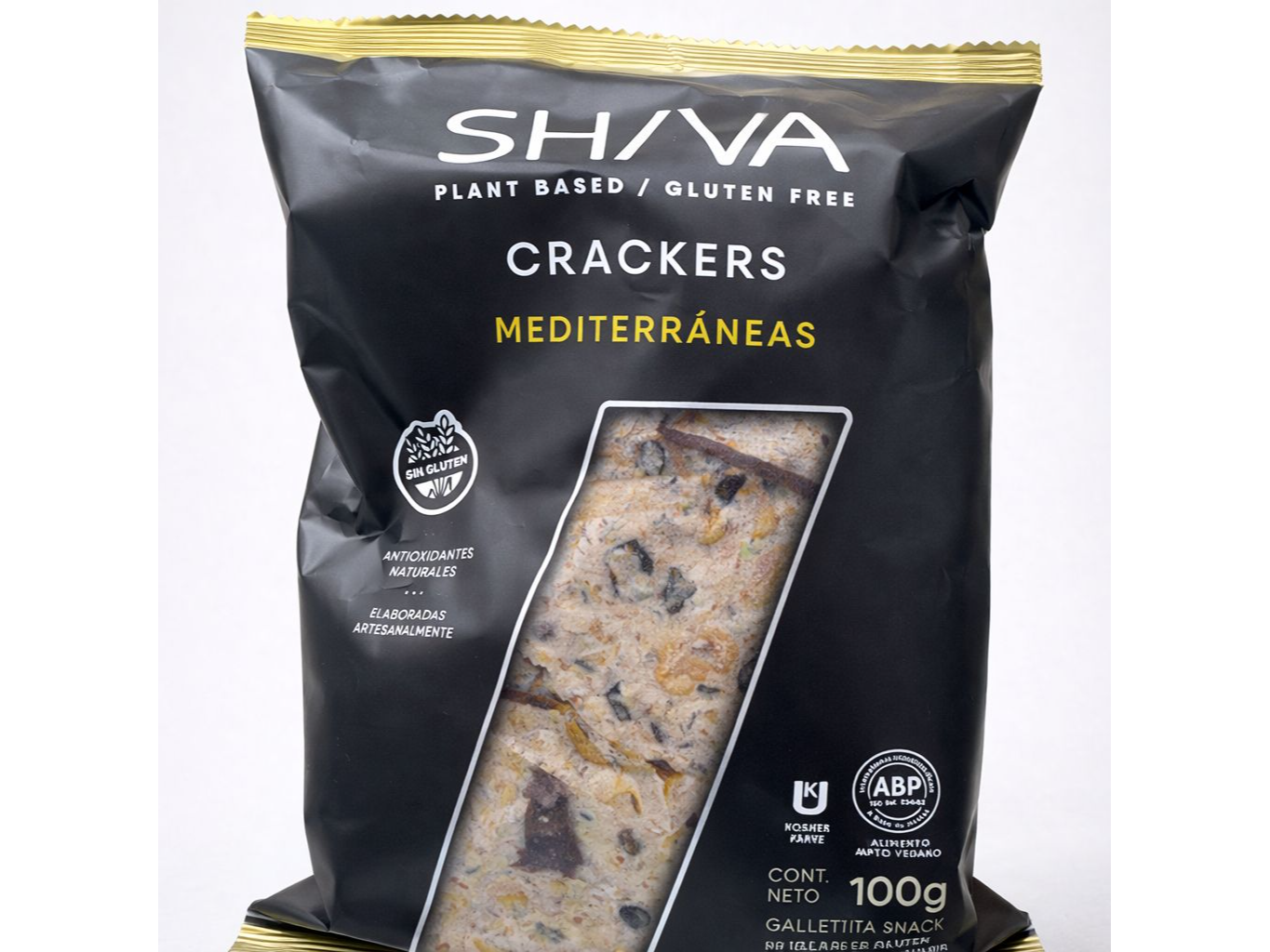 Crackers mediterraneas sin gluten Shiva 100 gr