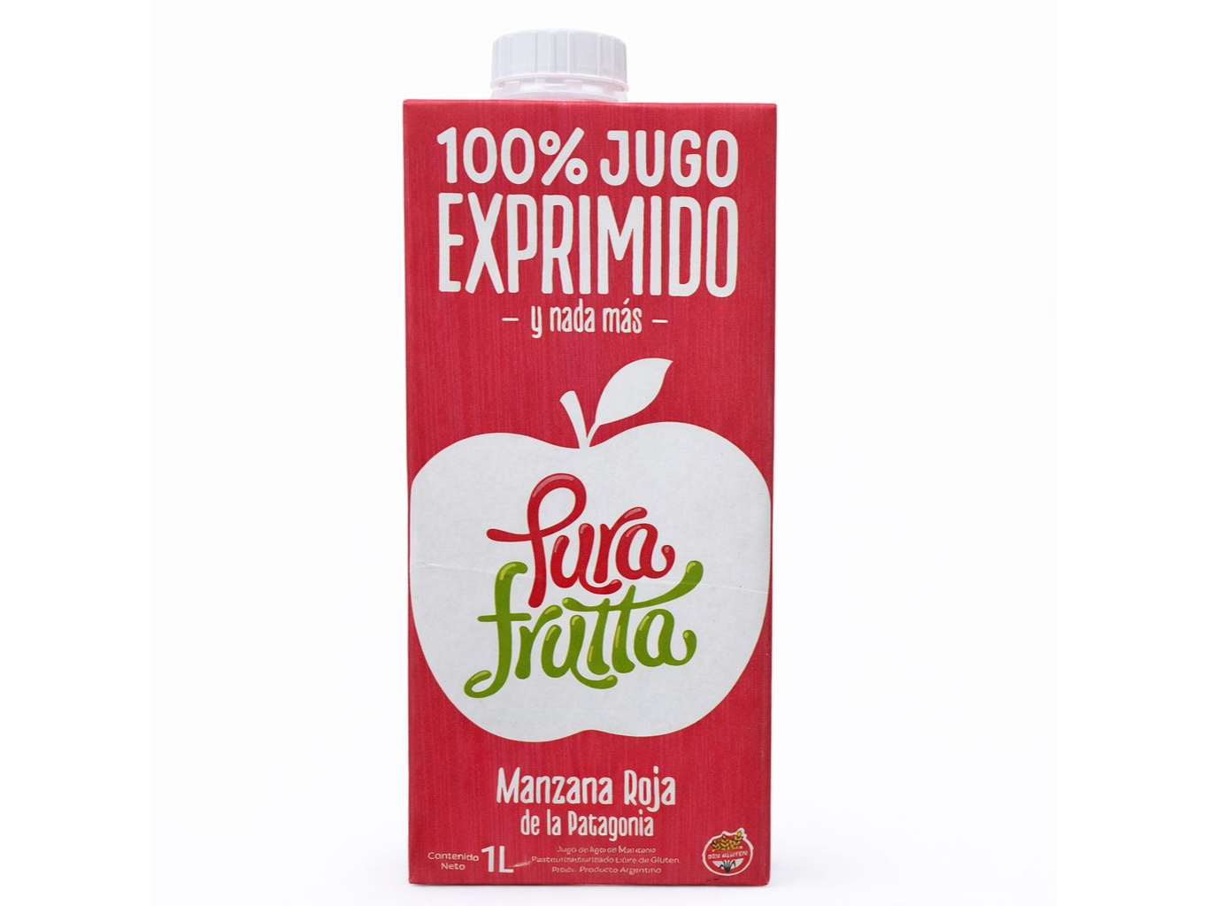 Jugo  Pura Frutta de manzana roja 1 L