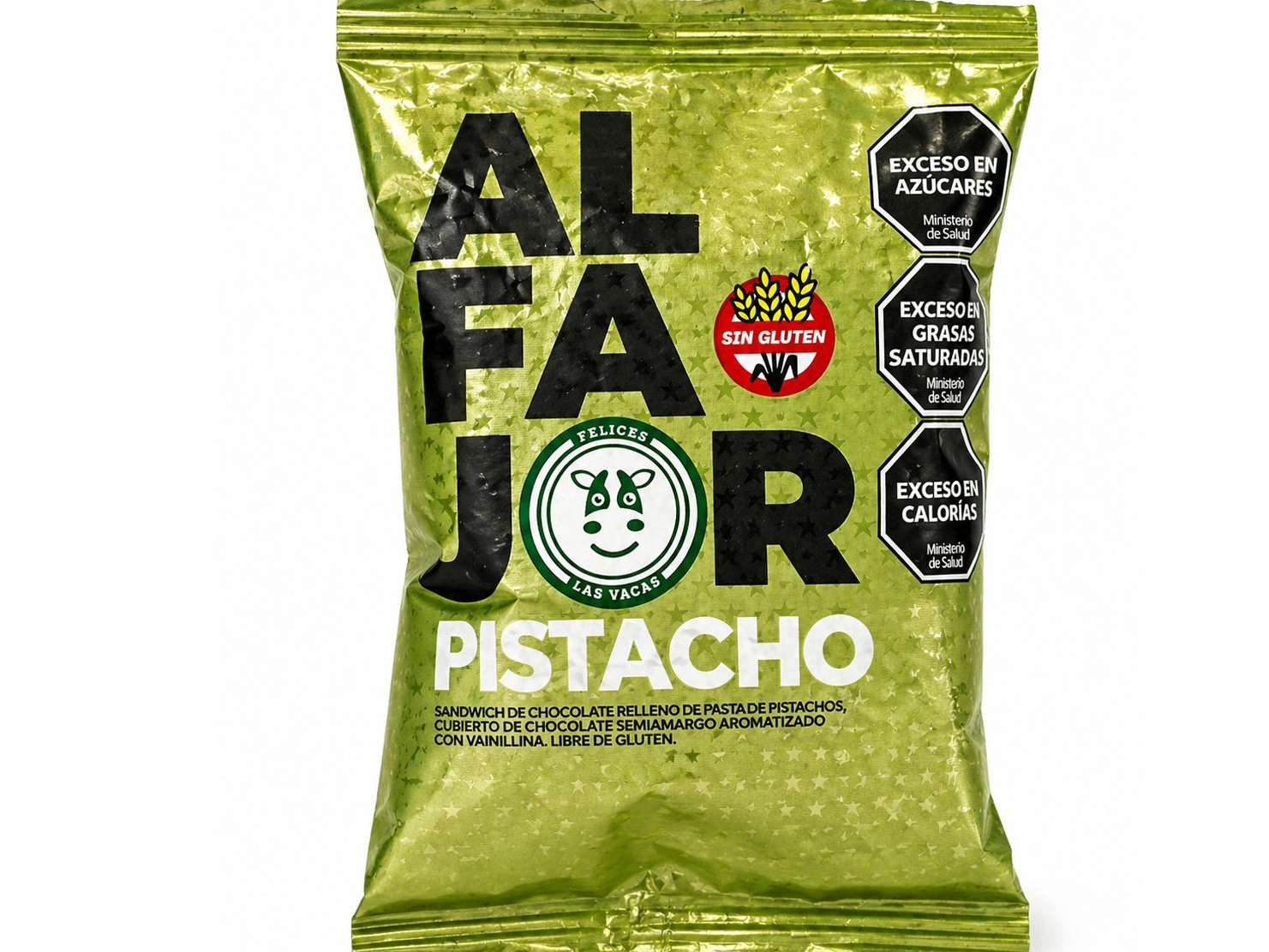 Alafajor de pistacho vegano felices las vacas
