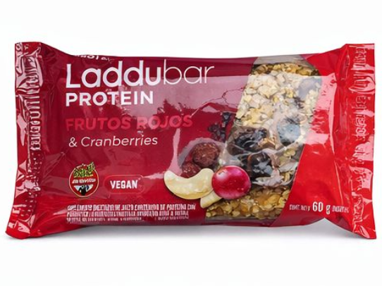 Barra con proteina Frutos Rojos Laddubar 60 gr