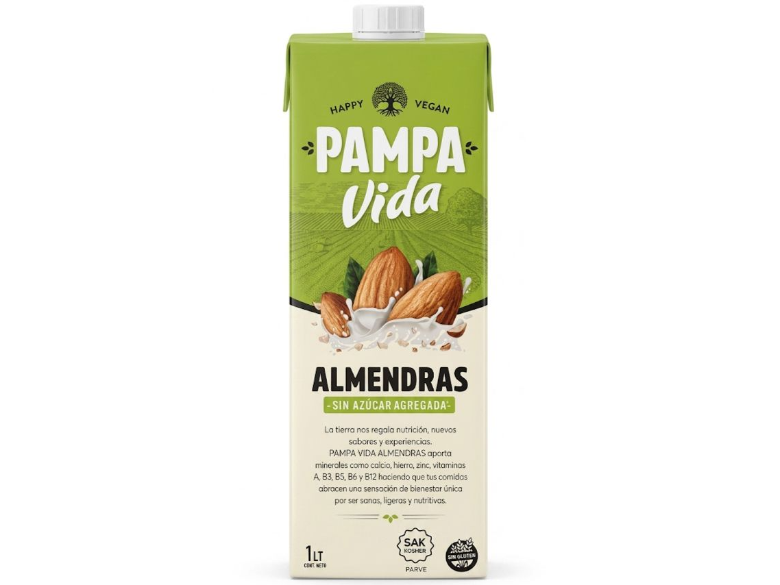 Leche de almendras sin azucar 1 lt