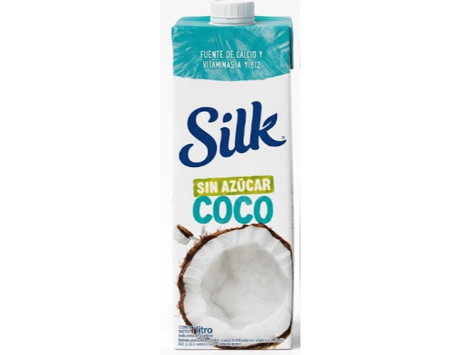 Leche de coco sin azúcar 1 lt